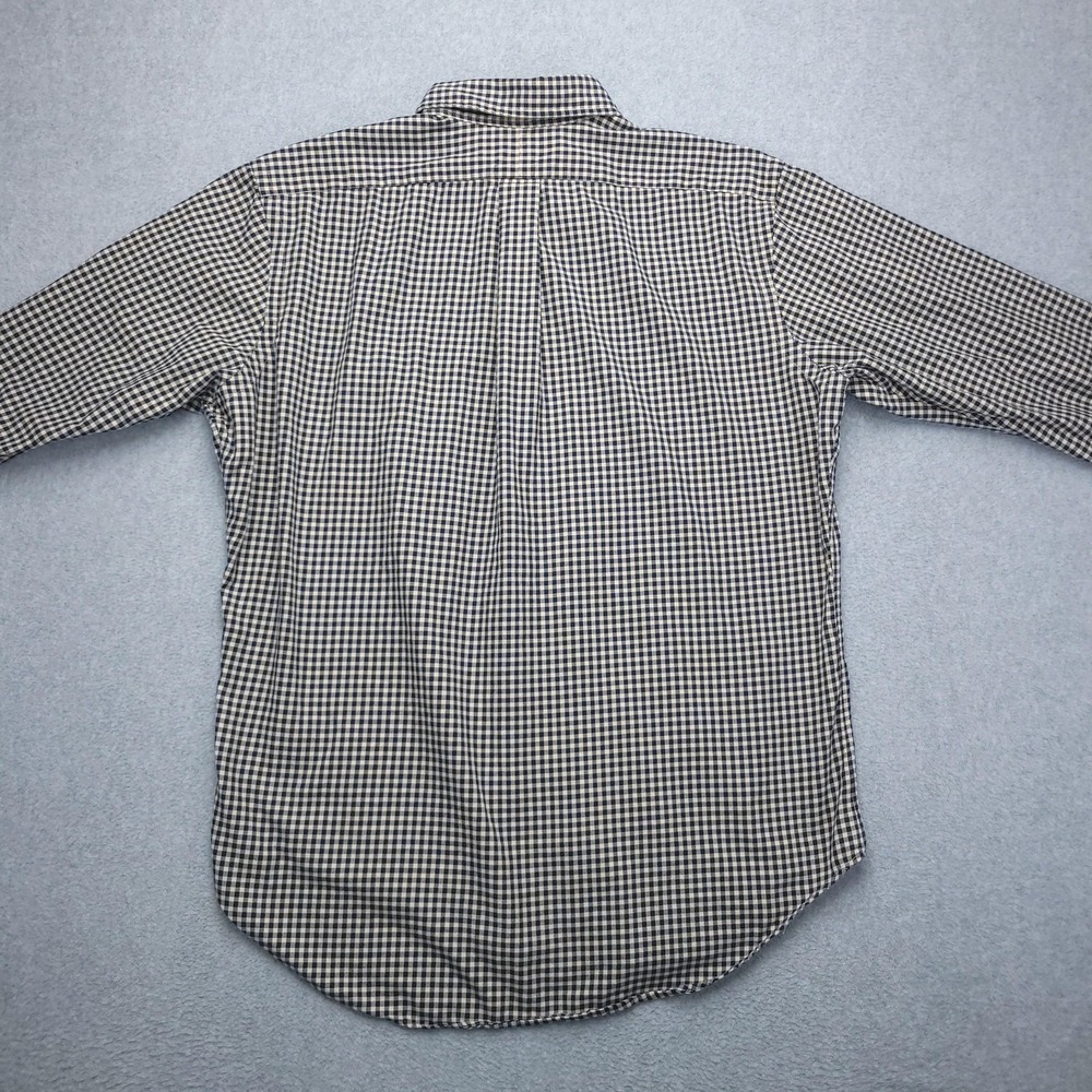 Ralph Lauren Shirt Mens Large Blue Check Classic Fit Long Sleeve Button Down‎ - Picture 6 of 11